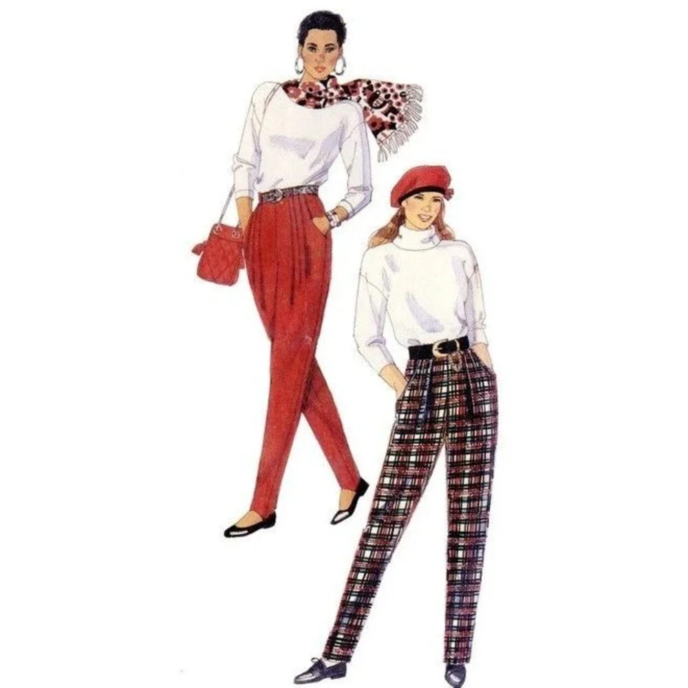 McCall's Throwback Sewing Pattern M8432 Vintage 90's Stirrup Pants 8 10 12 14 16